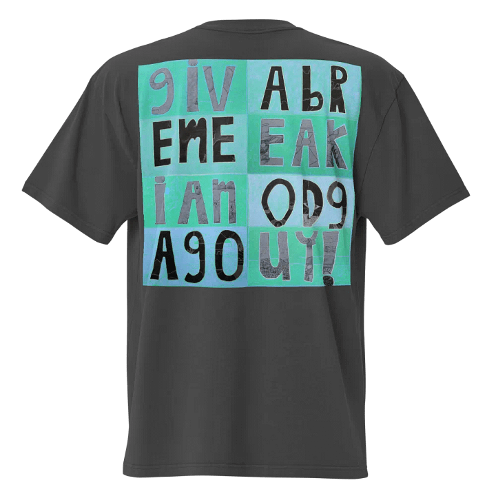 Another Good Guy Premium Oversized Faded T-Shirt (back-side print) product image (1)