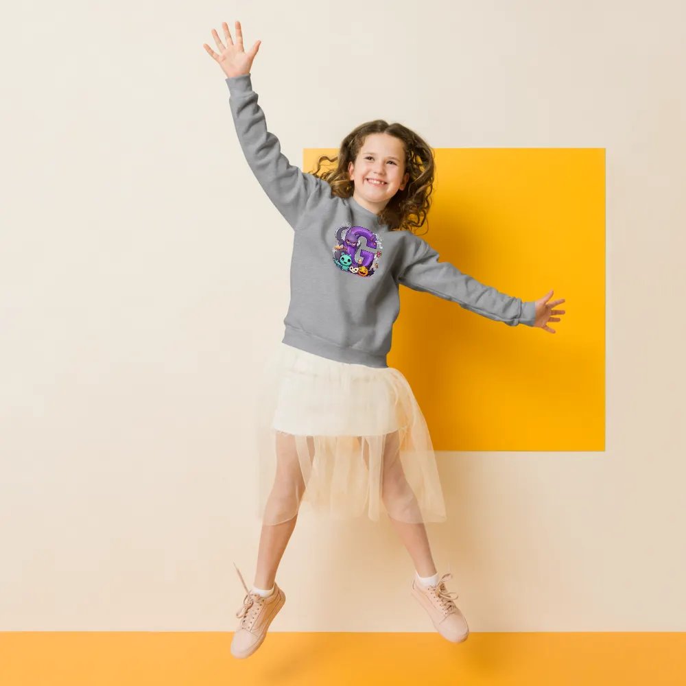 Cute Halloween Monogram Letter G Sweatshirt product image (7)
