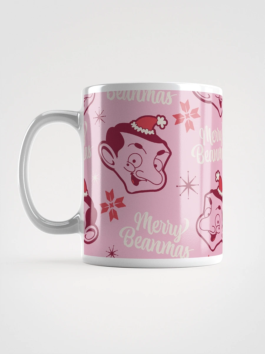 Merry Beanmas pink mug product image (6)