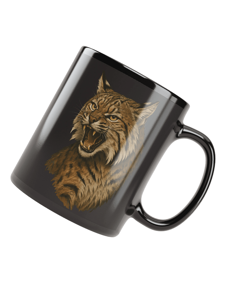 Coffee Mug Roaring Lynx Wildlife product image (7)