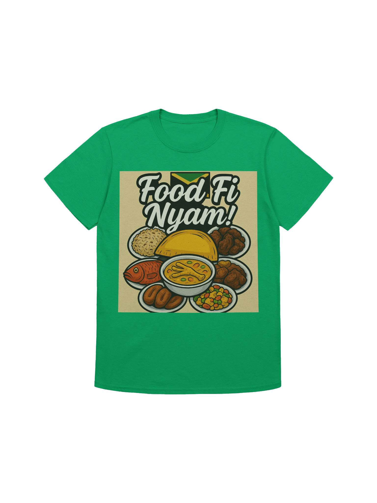 Food Fi Nyam! Jamaican Cuisine T-Shirt product image (9)