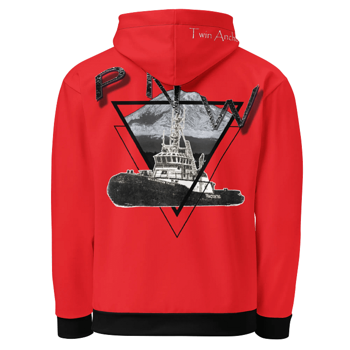 Red Triangle-Mt Raine- PNW Millennium Tug Hoodie product image (1)