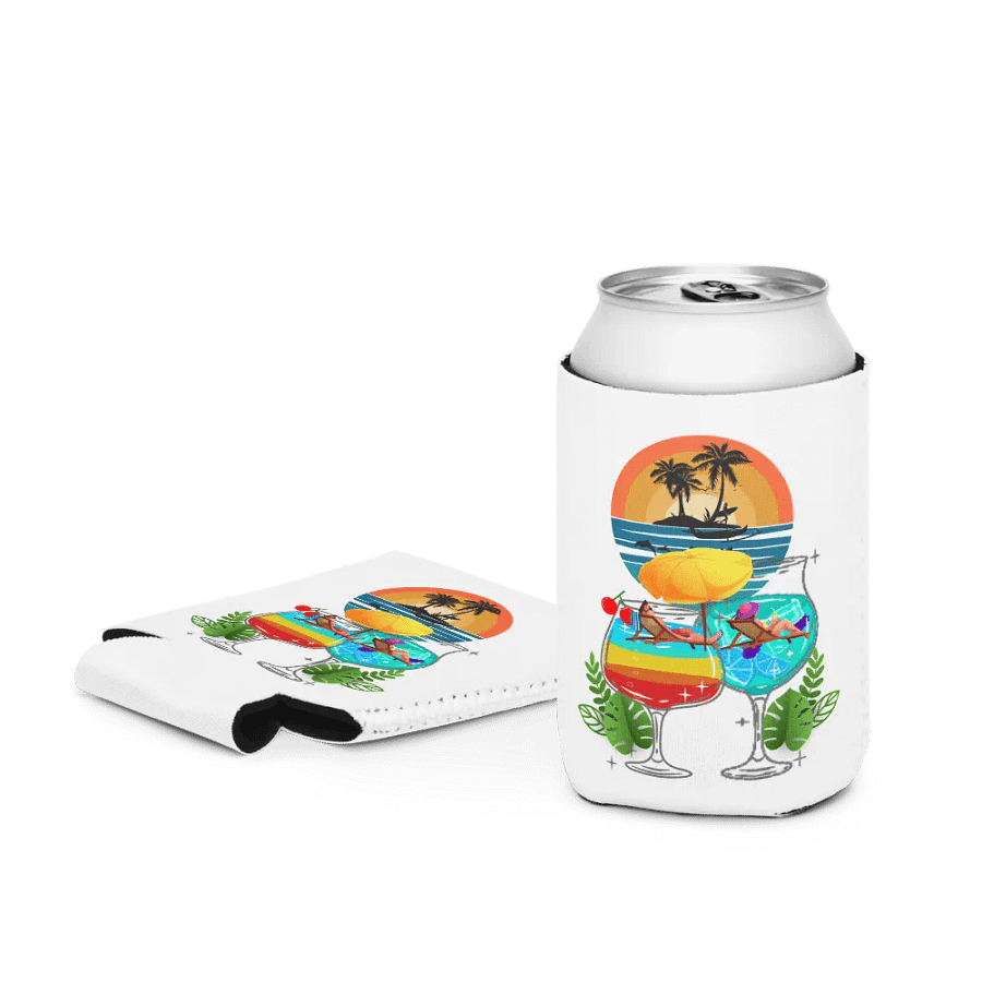 Tropical Paradise Coozie Can Cooler product image (4)