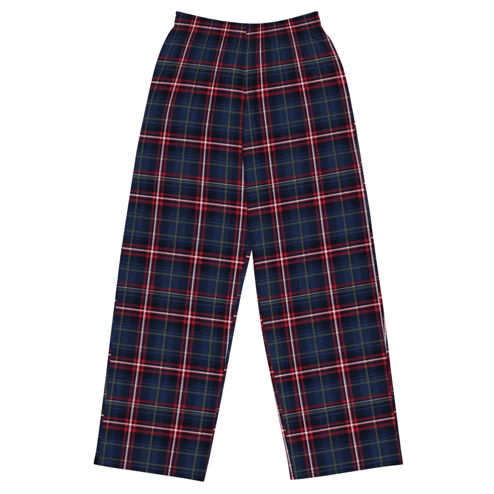 Red/Navy Plaid Unisex Lounge Pants product image (9)