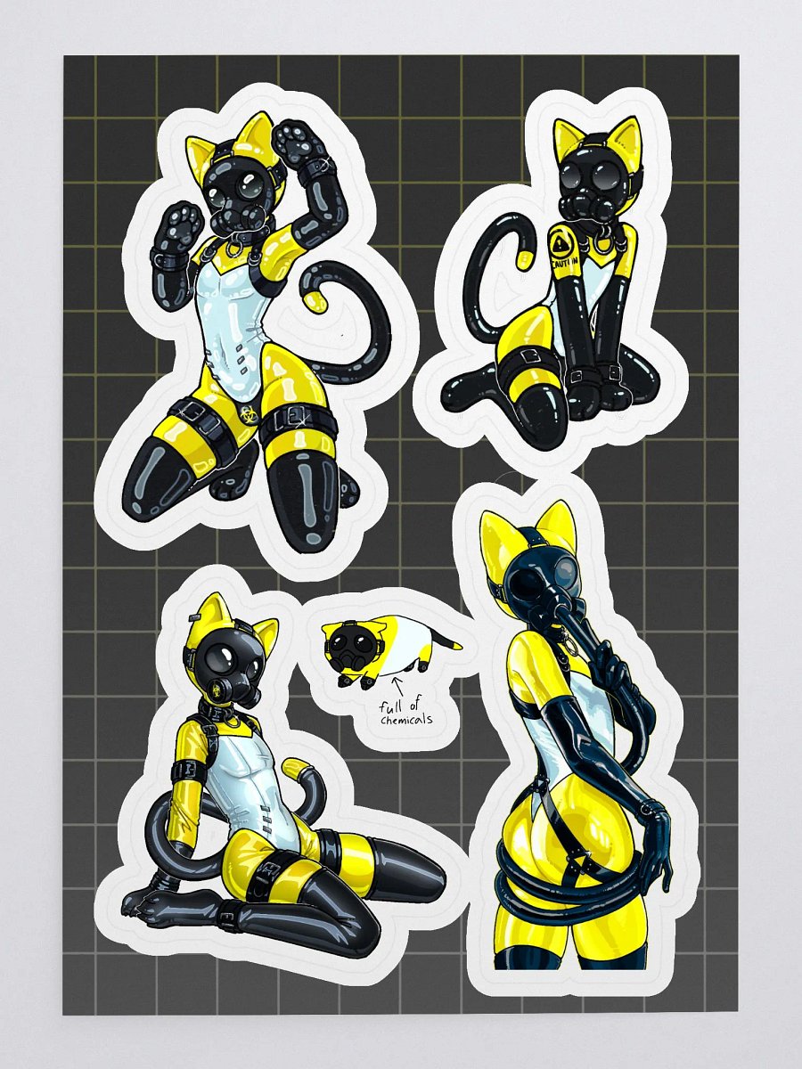 Hazmat Kitty (the full set) product image (3)