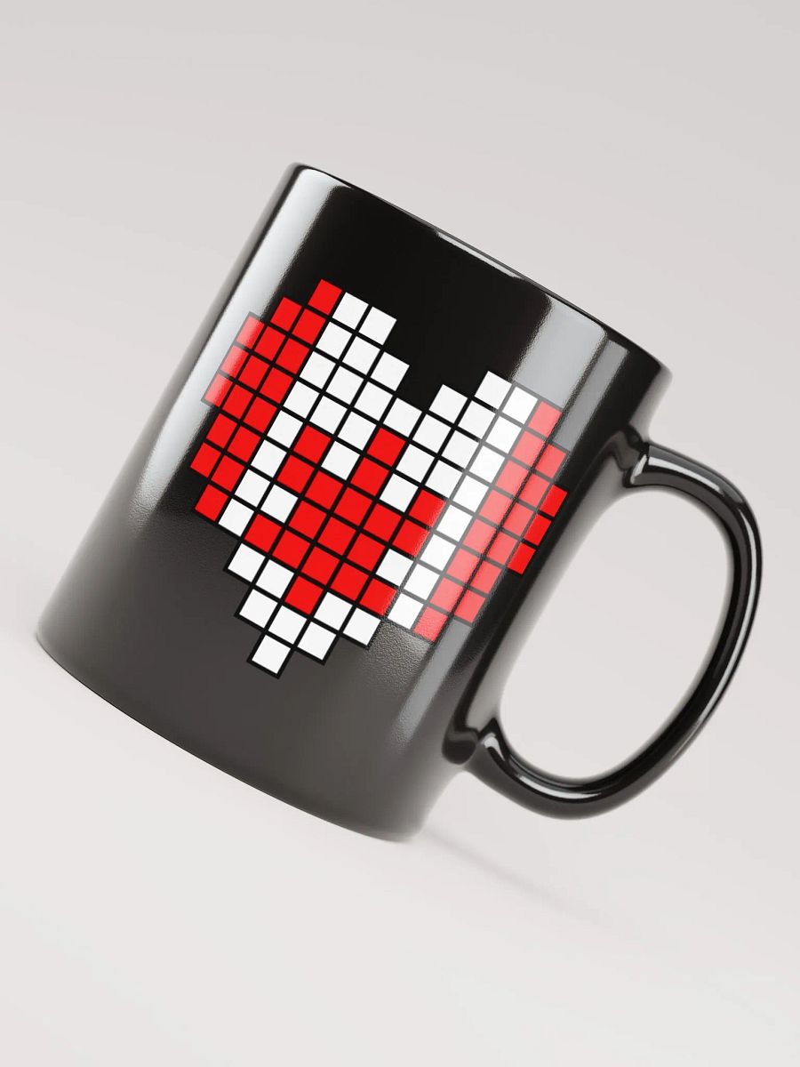 Canada Heart Black Glossy Mug product image (4)