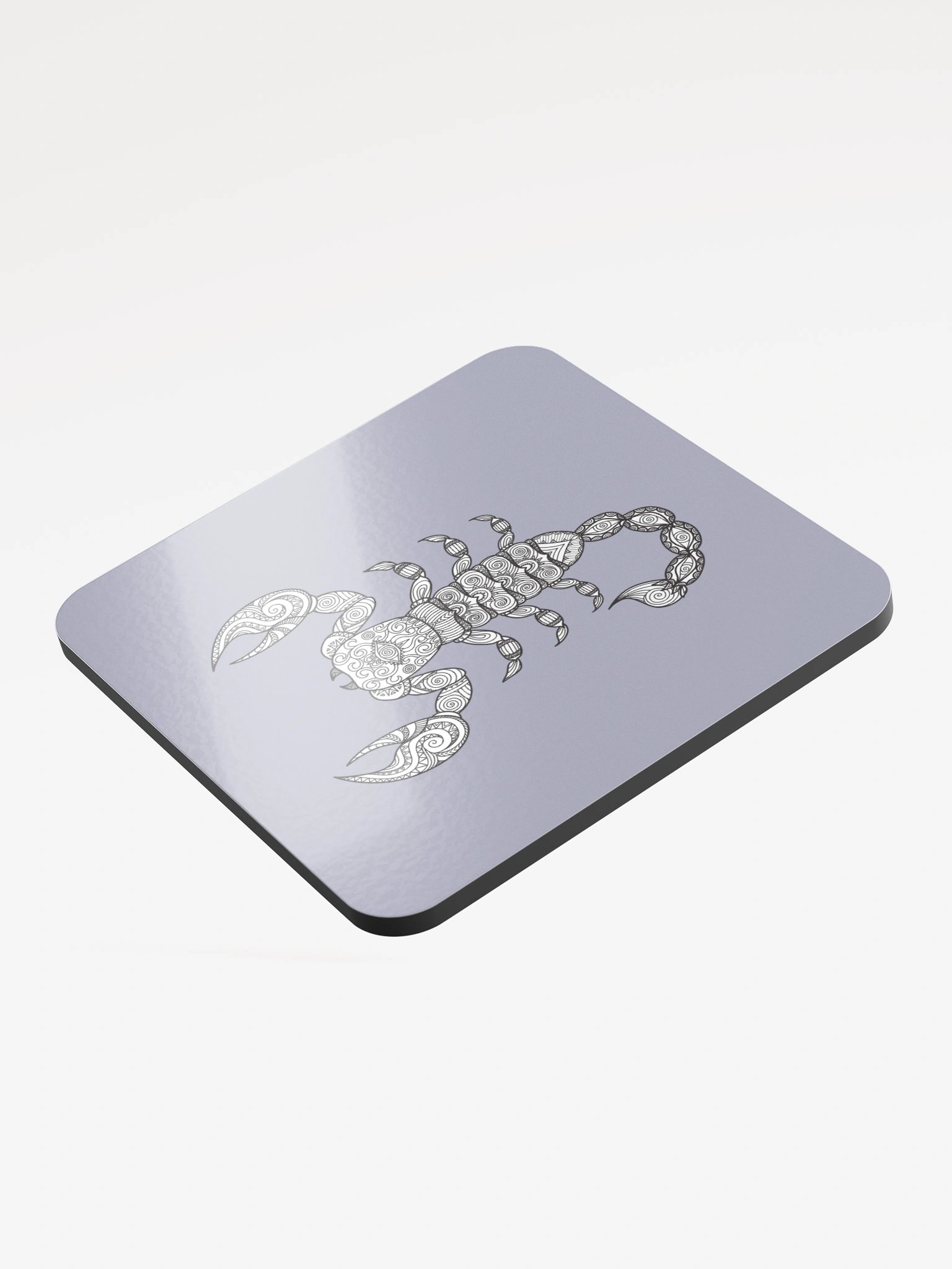 Lobster Drawing Gray Cork Coaster product image (3)