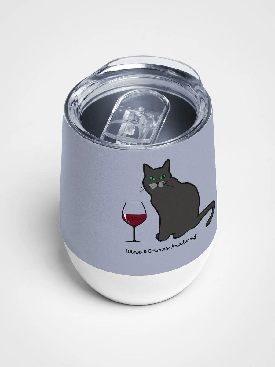 Russian Blue Wine Tumbler - Blue product image (4)
