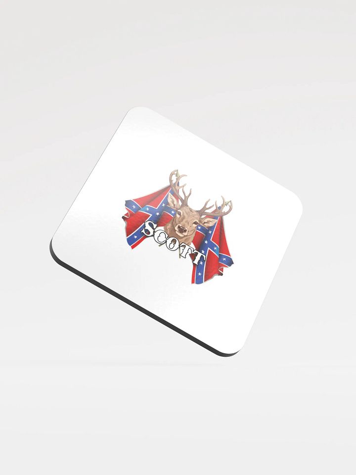 "Scott" Last Name Rebel Redneck Deer - Coaster product image (1)
