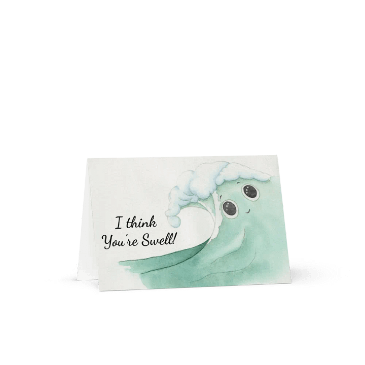 I think You're Swell! Greeting Card by Squibble Design product image (1)