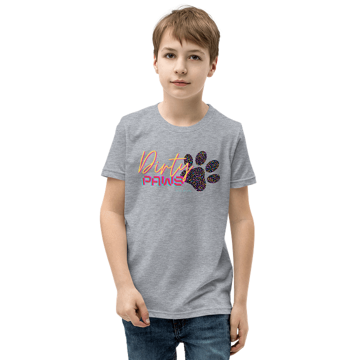 Dirty Paws Tee - Pink Youth product image (1)