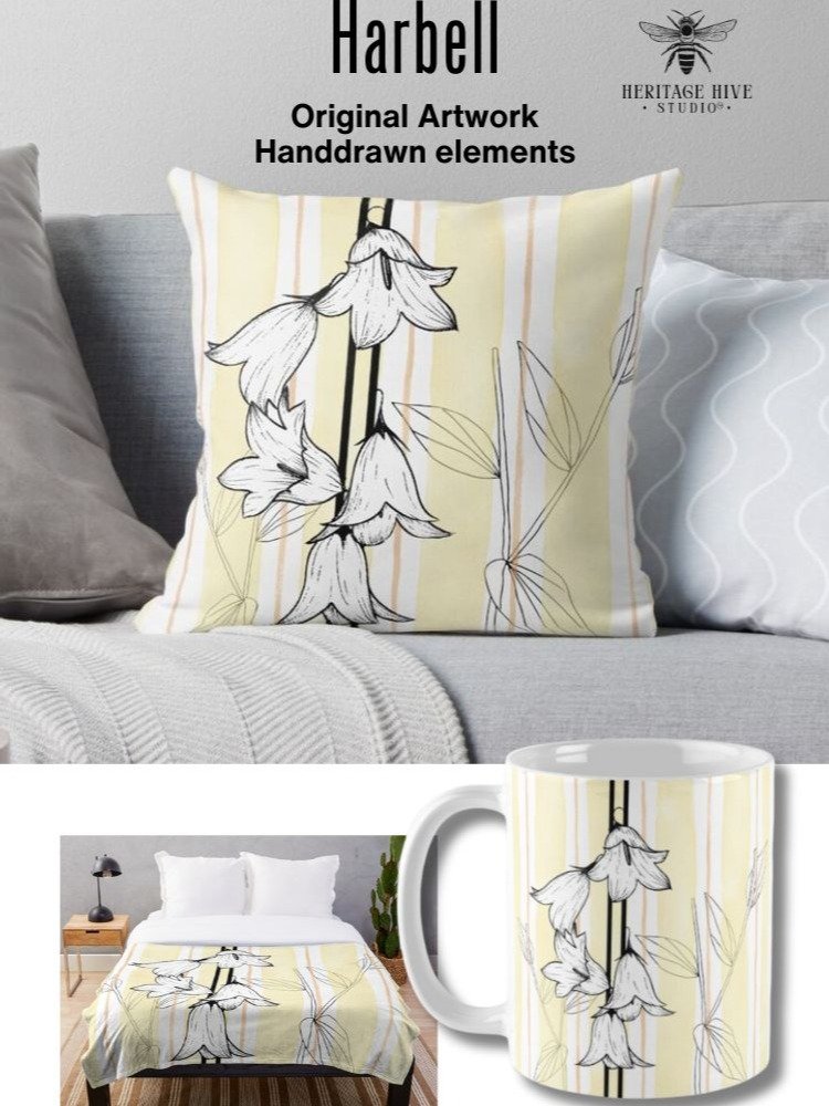 Harbell - Yellow Heritage Style Pillow product image (2)
