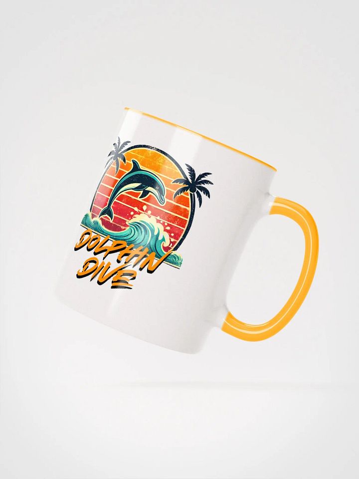 Sunset Dolphin Dive Ceramic Mug product image (20)