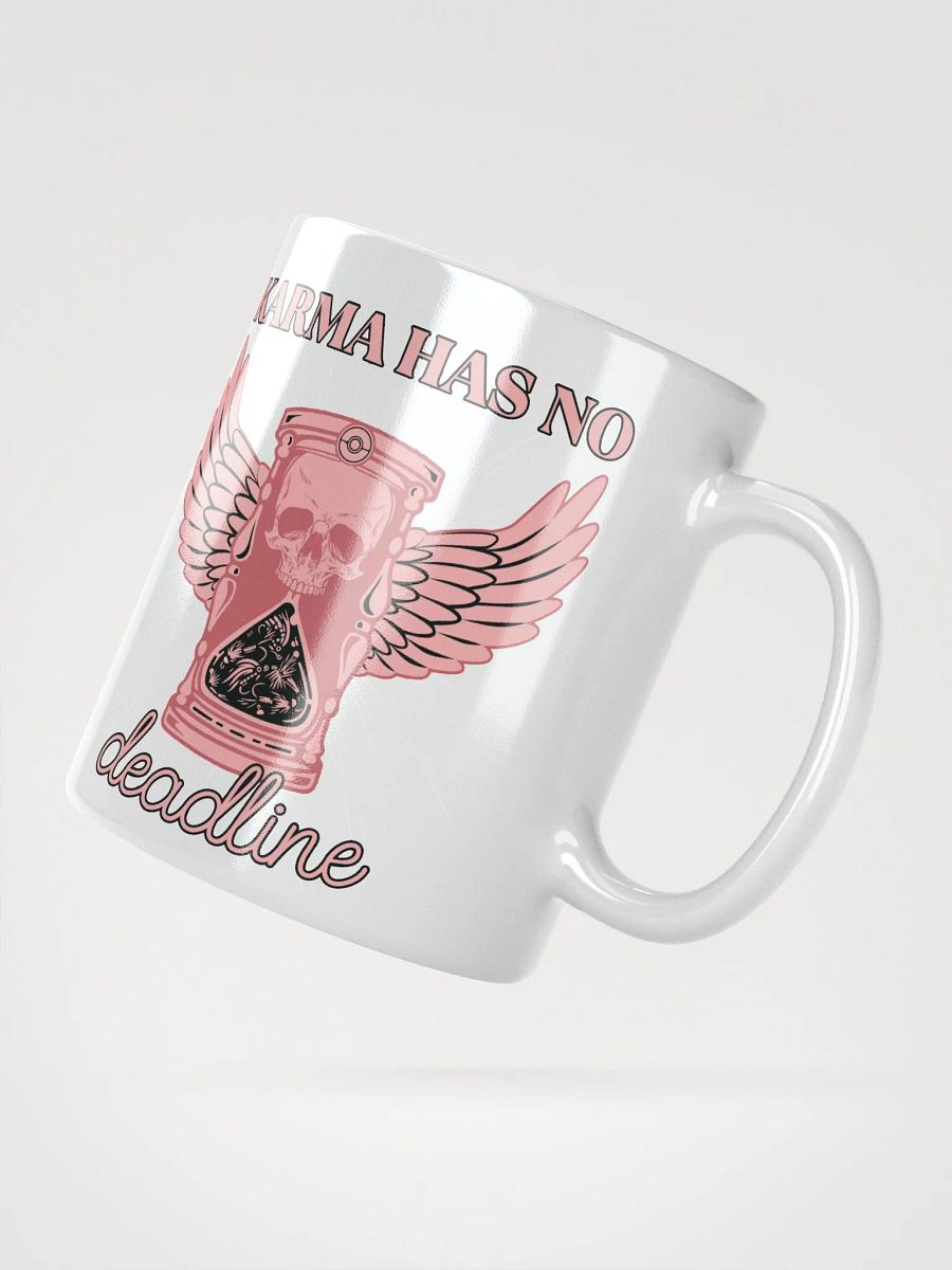 Karma Hourglass White Glossy Mug product image (3)