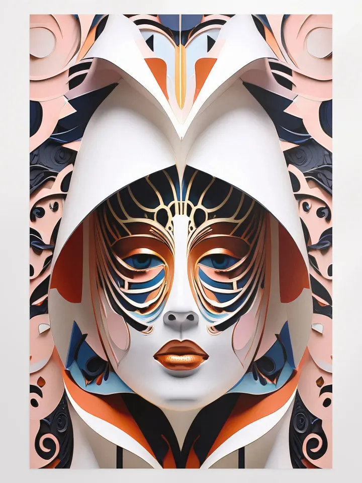 Kabuki Mask 2299 Poster - Large 24x36 Inches product image (1)
