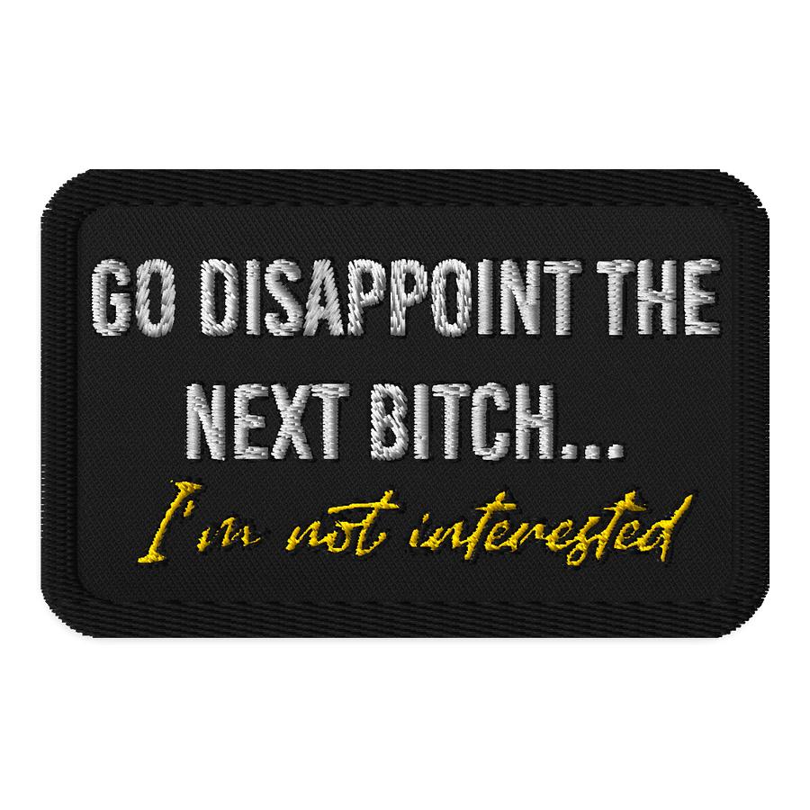 nope snark - disappoint patch product image (1)