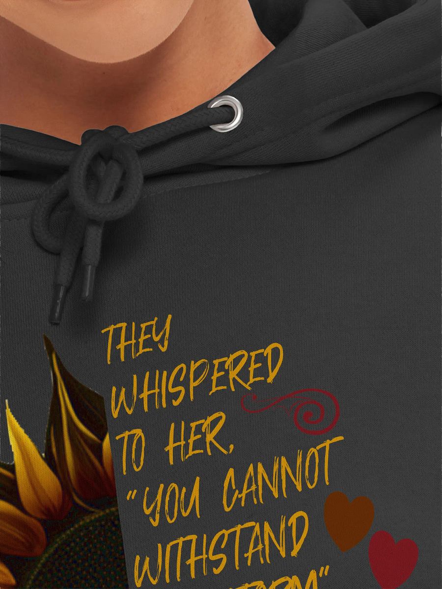 I Am the Storm Sunflower Hoodie product image (7)