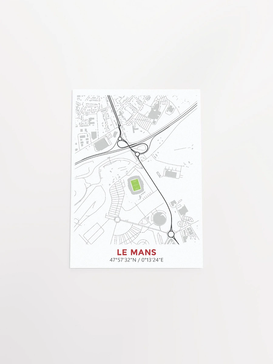 Le Mans Stadium Map Design Poster product image (16)