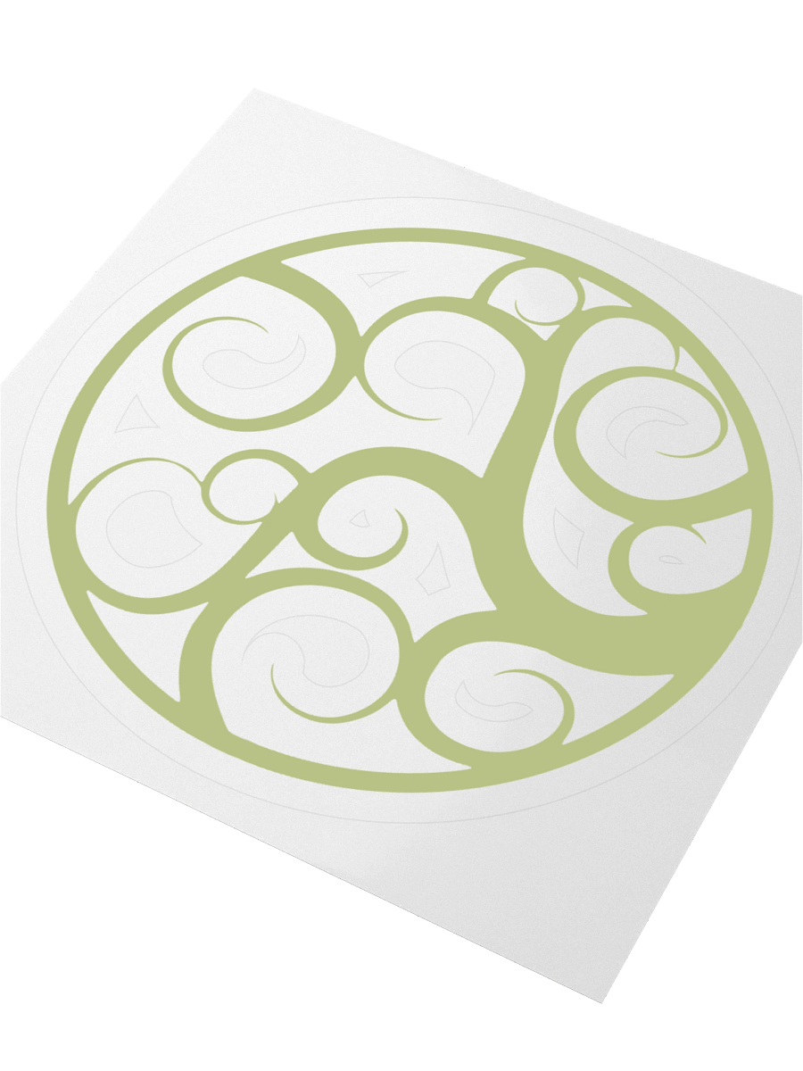 Swirly Tree Logo Sticker product image (3)