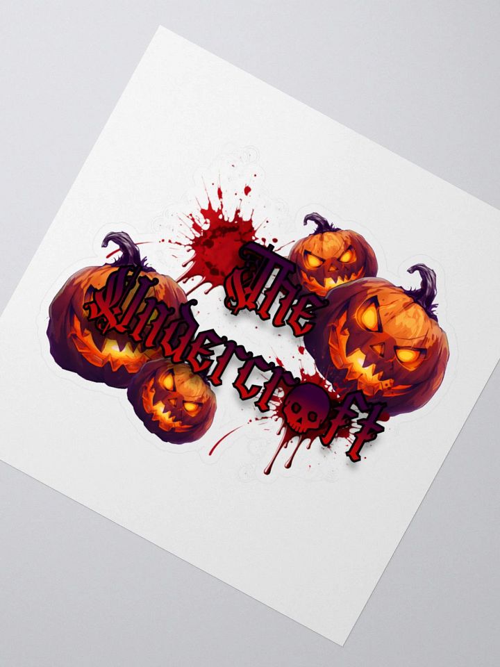 Sinister Jack-O'-Lantern Sticker product image (5)