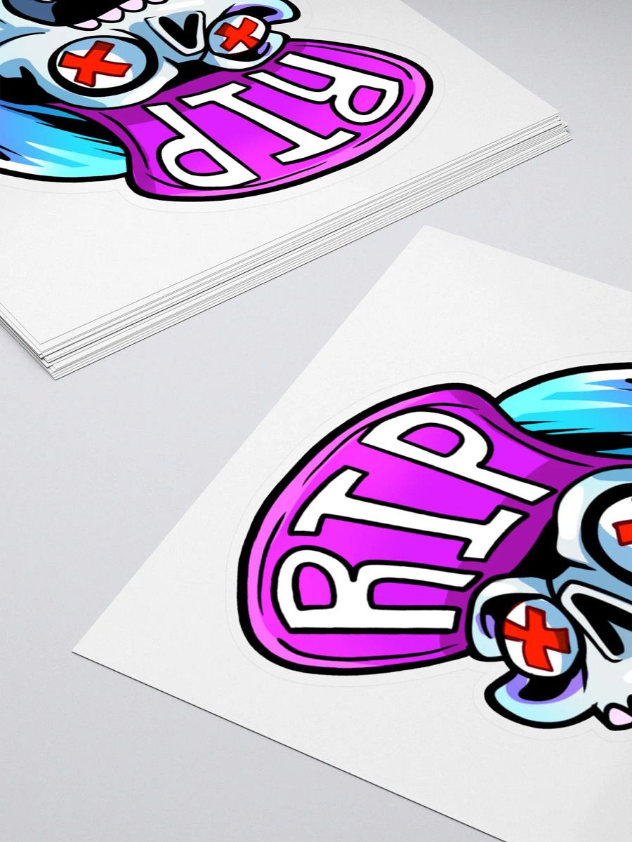 RIP Kiss Cut Sticker product image (4)