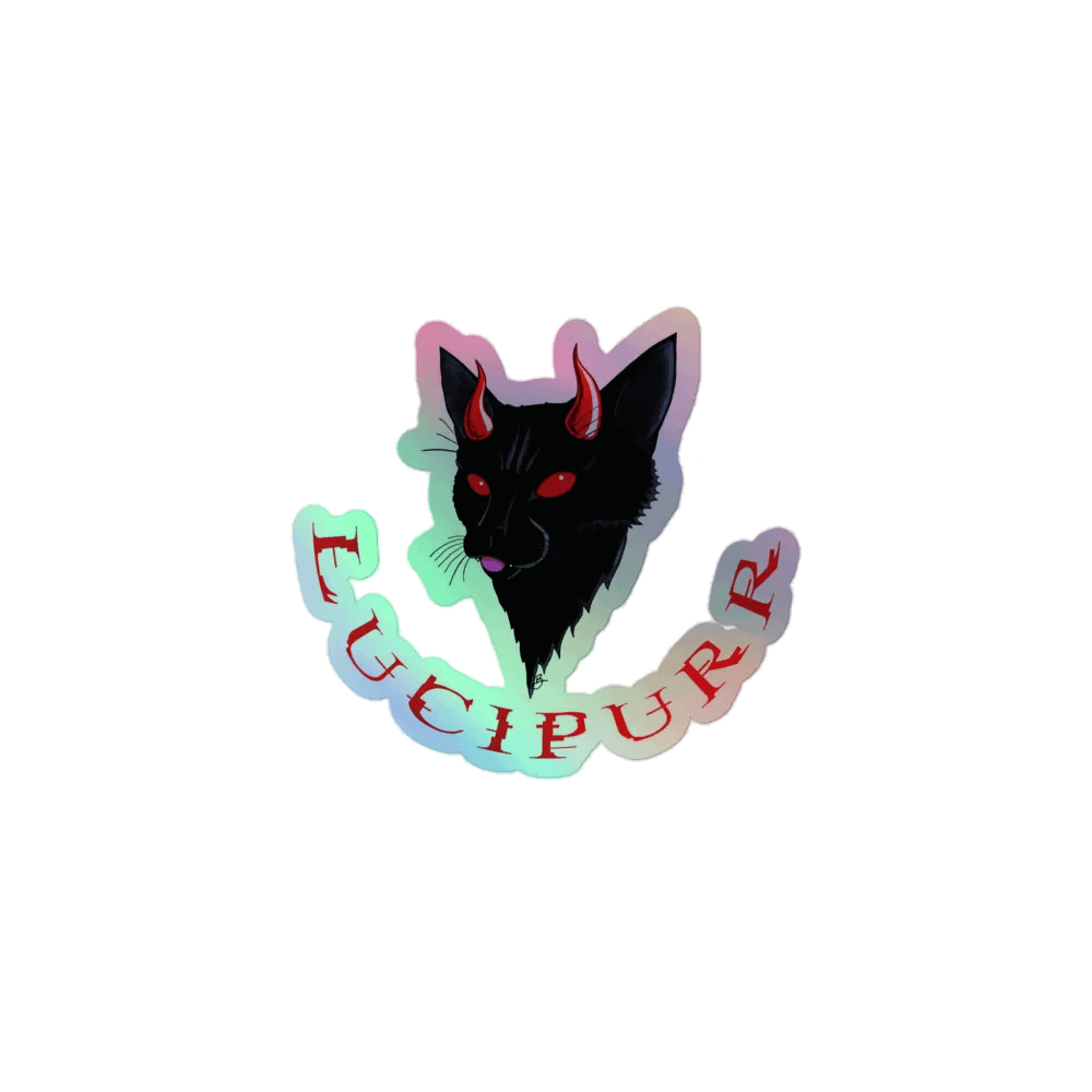 Lucipurr Holo Sticker product image (1)