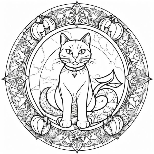 HALLOWEEN CATS - Colouring for Cat Lovers - BOOK THREE product image (5)