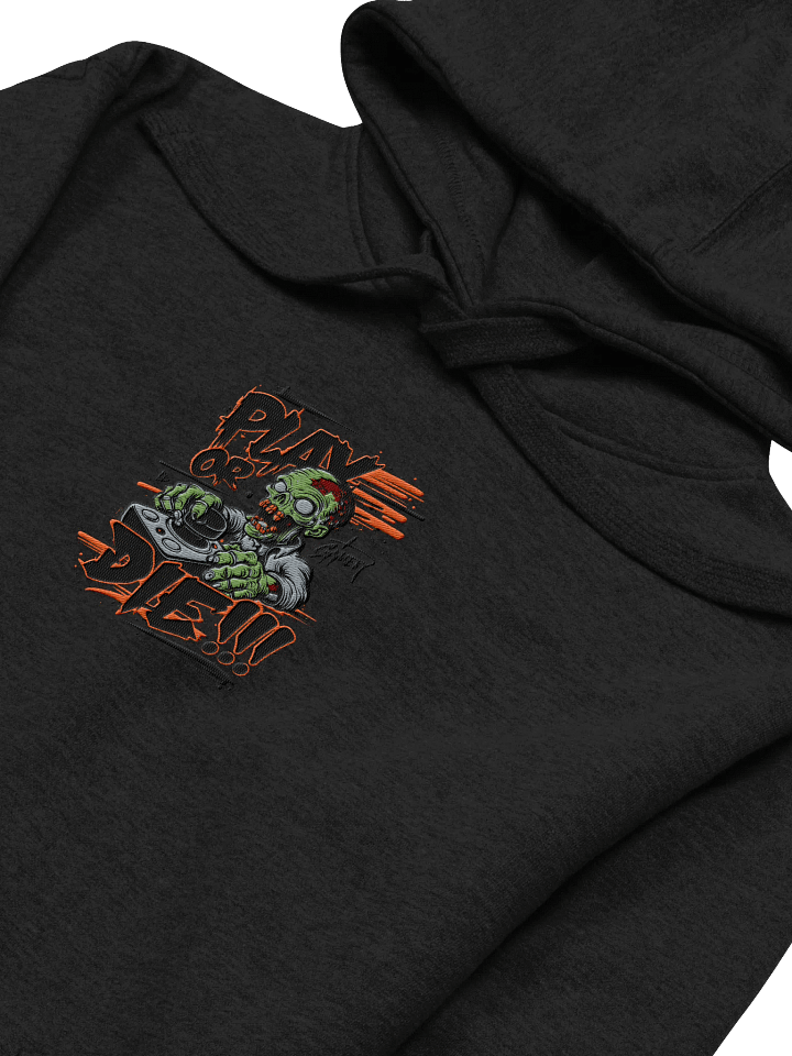 Play or Die! Center Embroidered Hoodie product image (2)