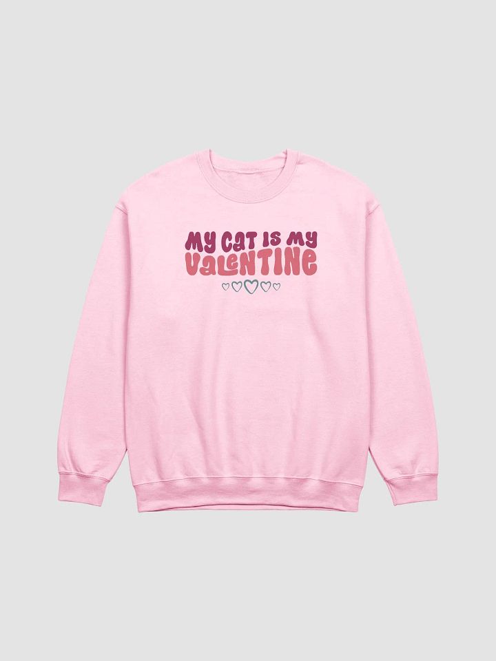 My Cat is my Valentine Crewneck product image (2)