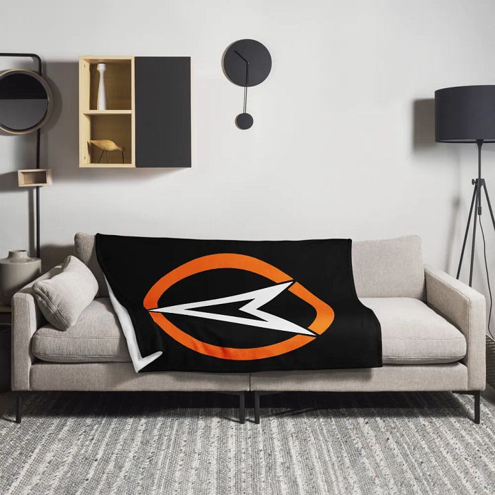 'OA' Symbol Throw Blanket - Black product image (2)