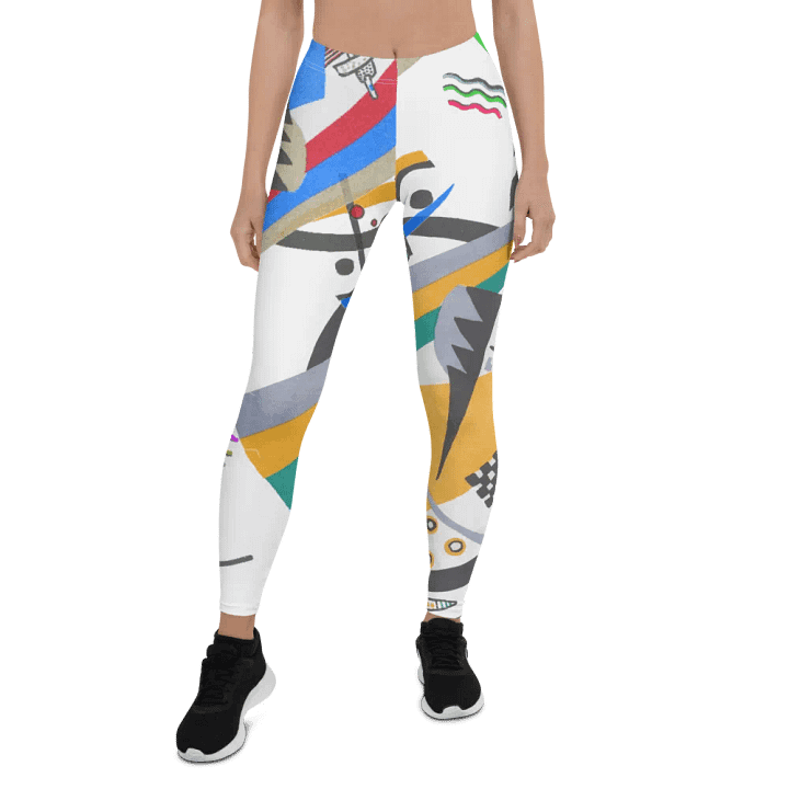 Abstract Lithographic Pattern Design leggings - V4 product image (1)