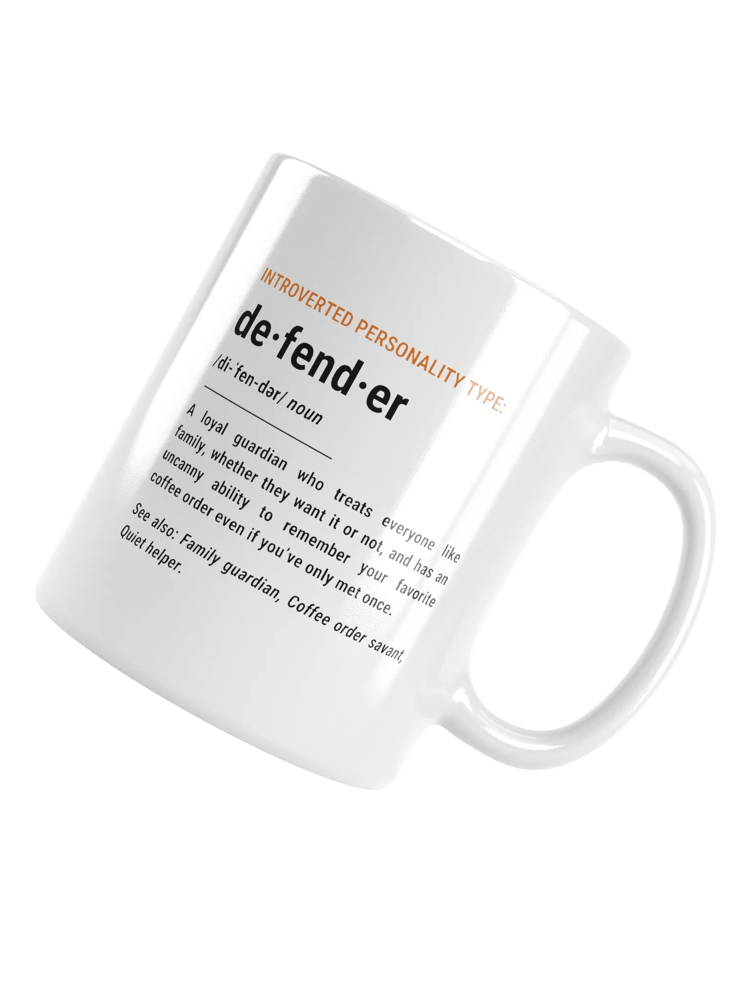 Introverted Personality Type: Defender Mug product image (5)