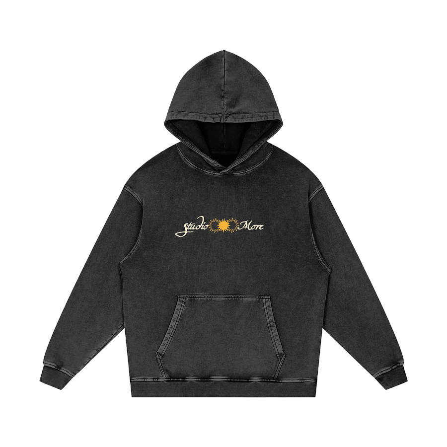 Mar De Amores Acid Wash Oversize Hoodie product image (2)