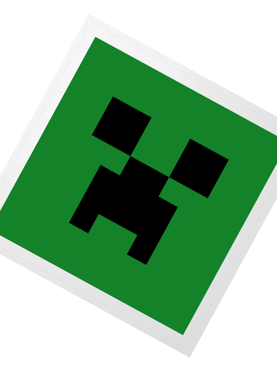 Creeper Face Sticker - Minecraft Stickers product image (3)
