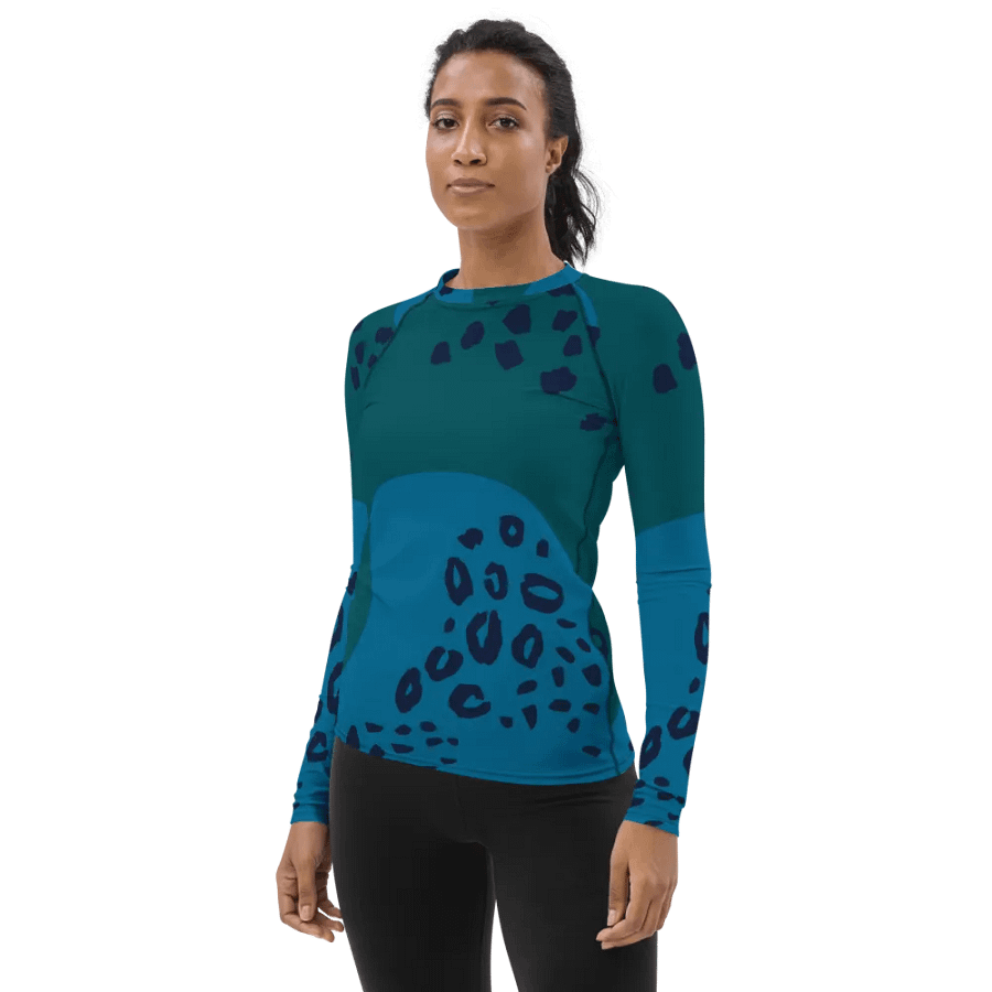 Leopard Dream Women's Rash Guard product image (3)