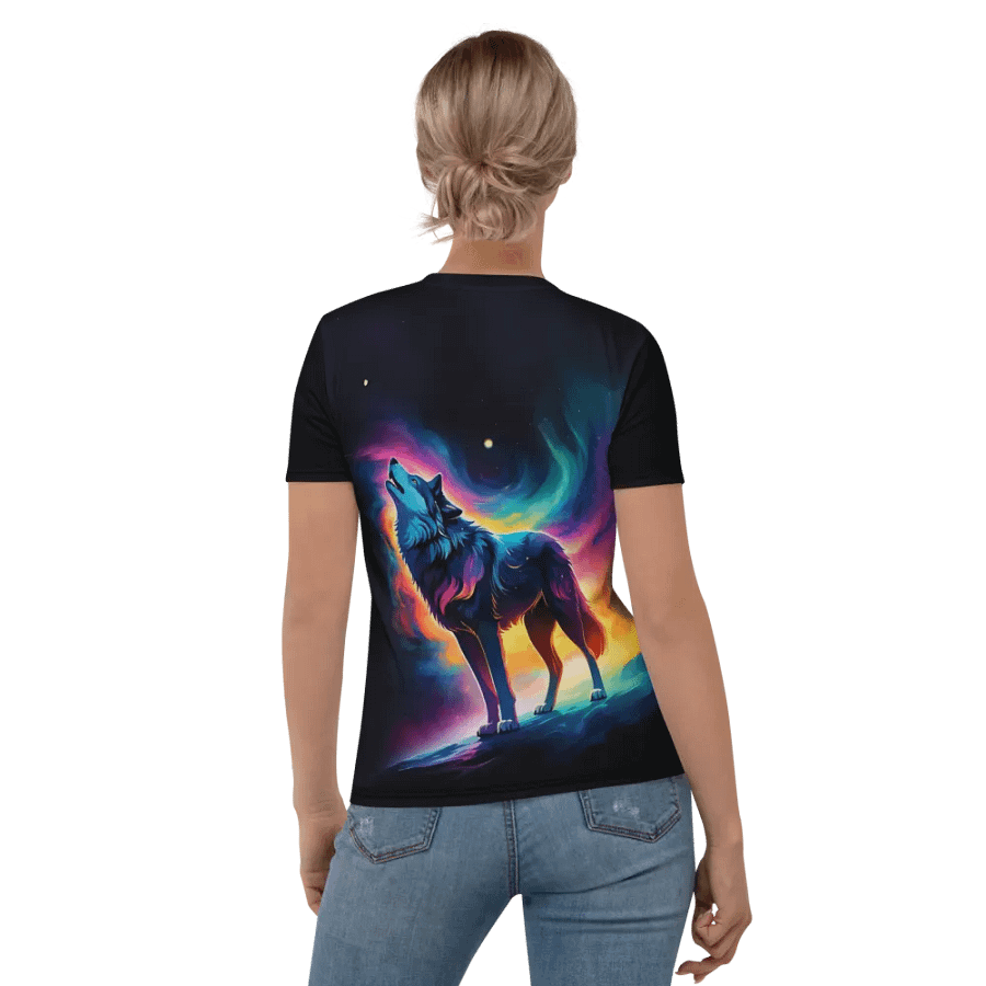 Wolf All Over Print T-shirt product image (6)