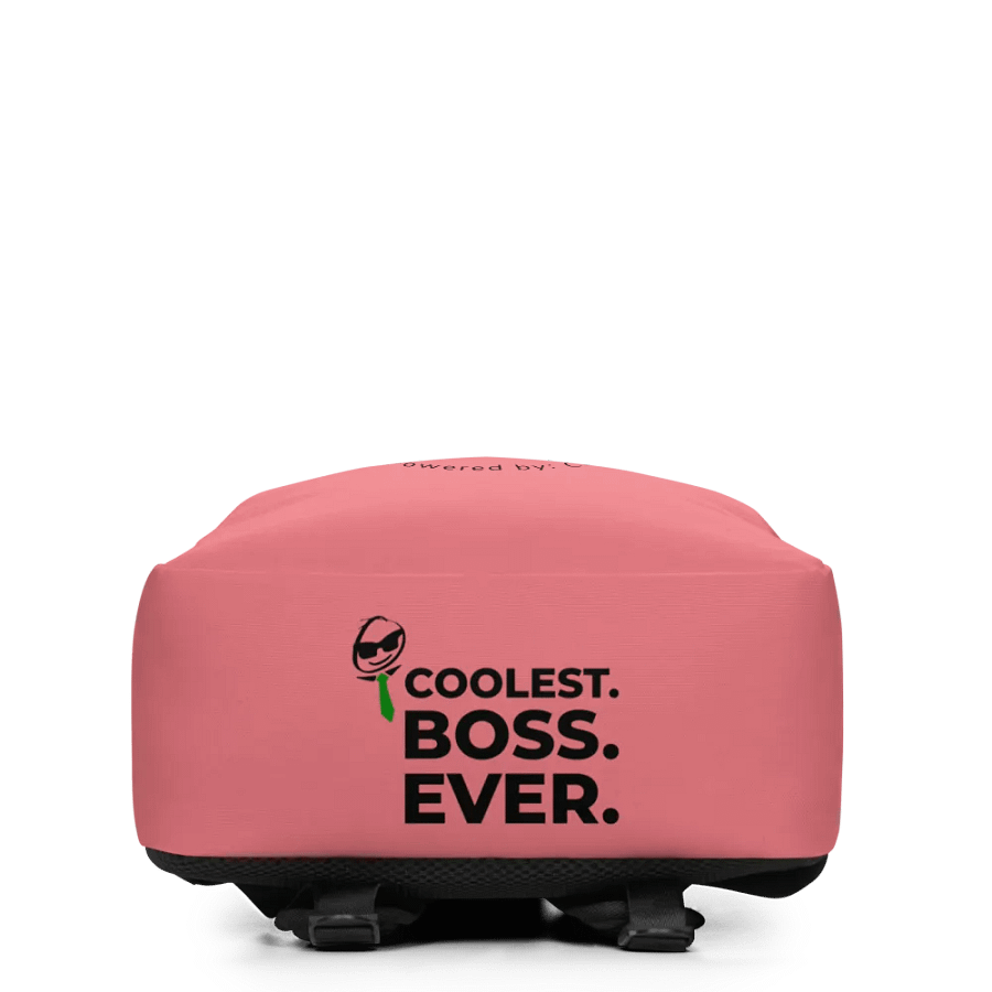 Work the Dream Life – Pink Minimalist All-Over Print Backpack for Work, Travel & Everyday Use product image (4)