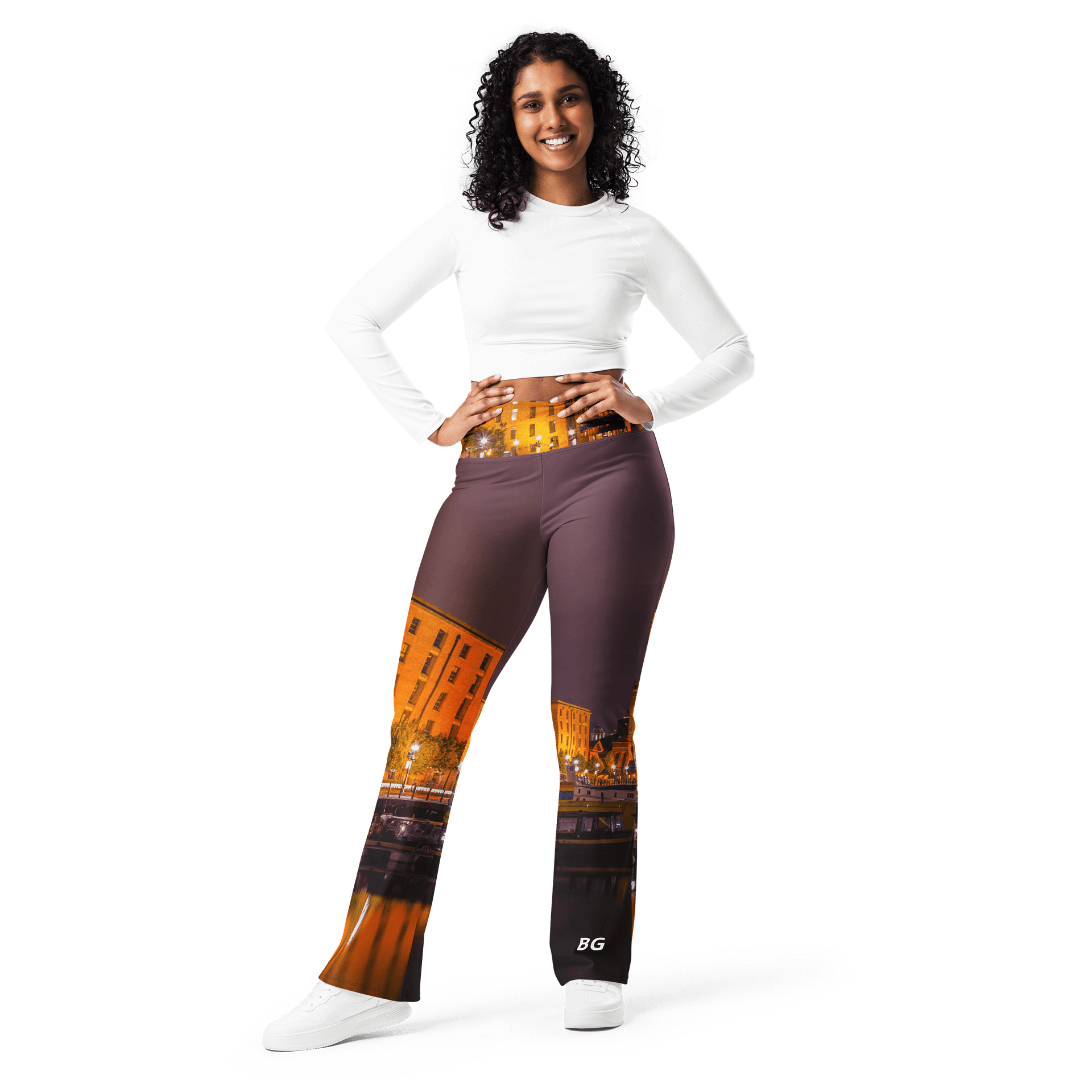 'Somewhere in the City' Flare Leggings product image (10)