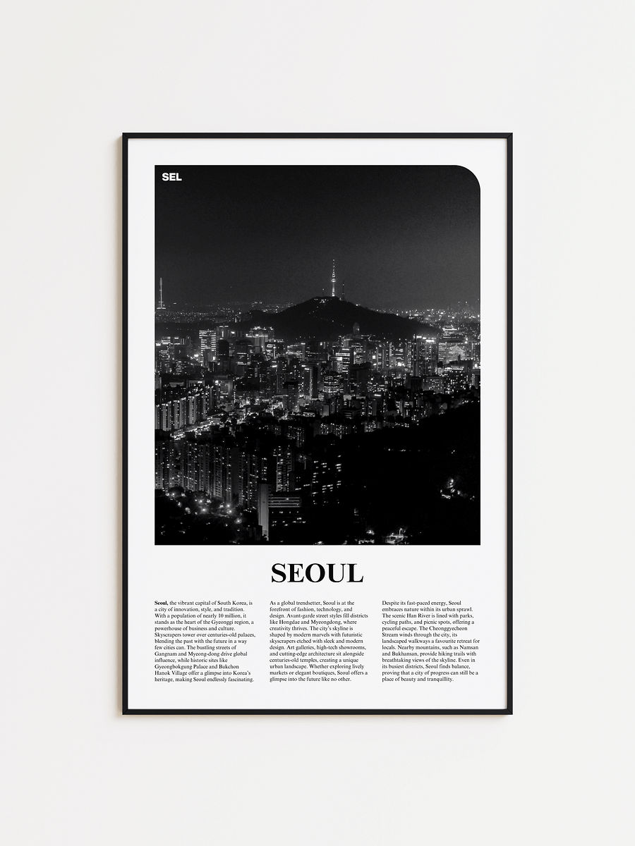 Seoul 01 Newspaper Poster product image (1)