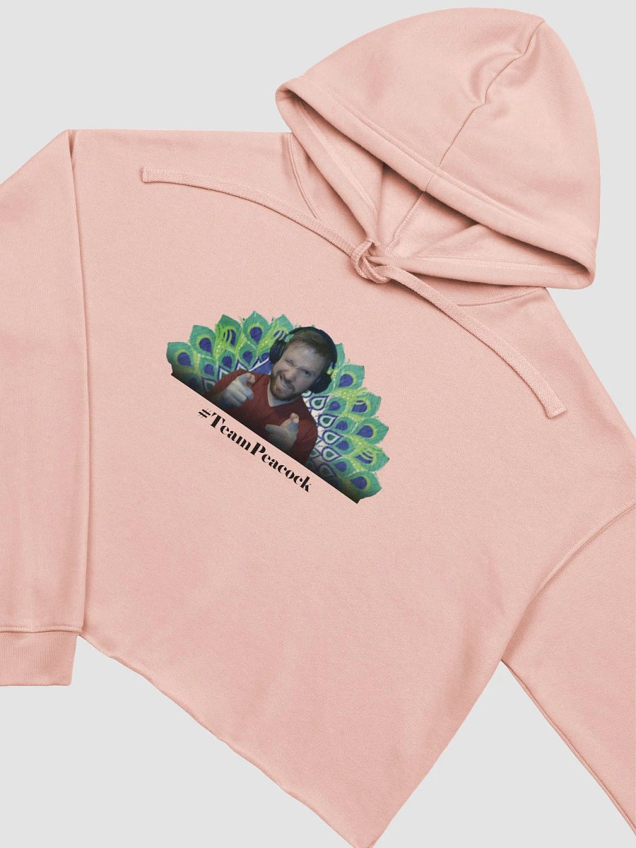 #TeamPeacock Crop Hoodie product image (6)
