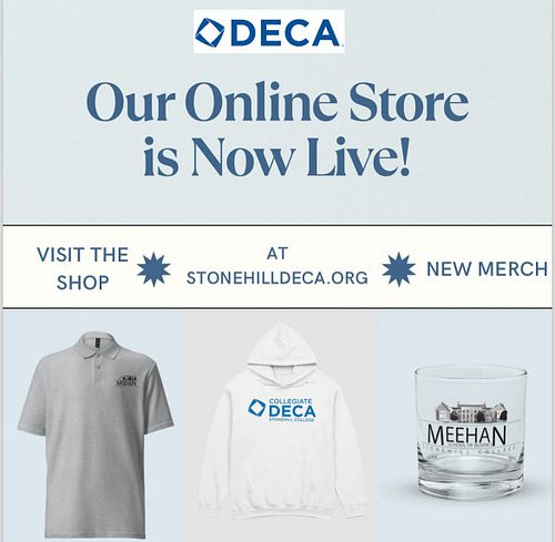🎁 Looking for the perfect holiday gifts? We’ve got you covered! Shop our DECA & Meehan merch store and support a great cause ...