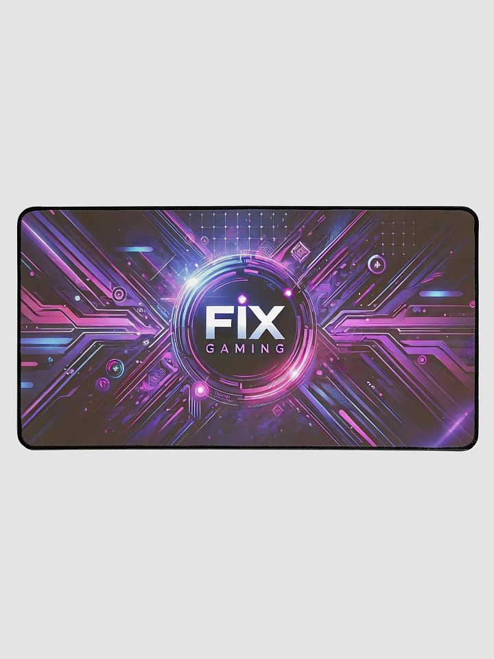 Neon Cyber Desk Mat - FIX GAMING product image (1)