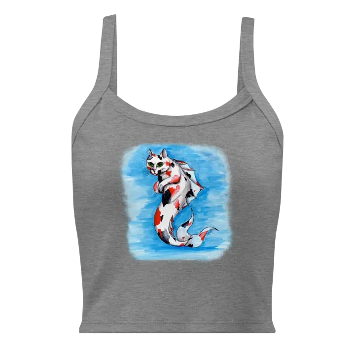 Mermeow Calico Crop Tank product image (1)