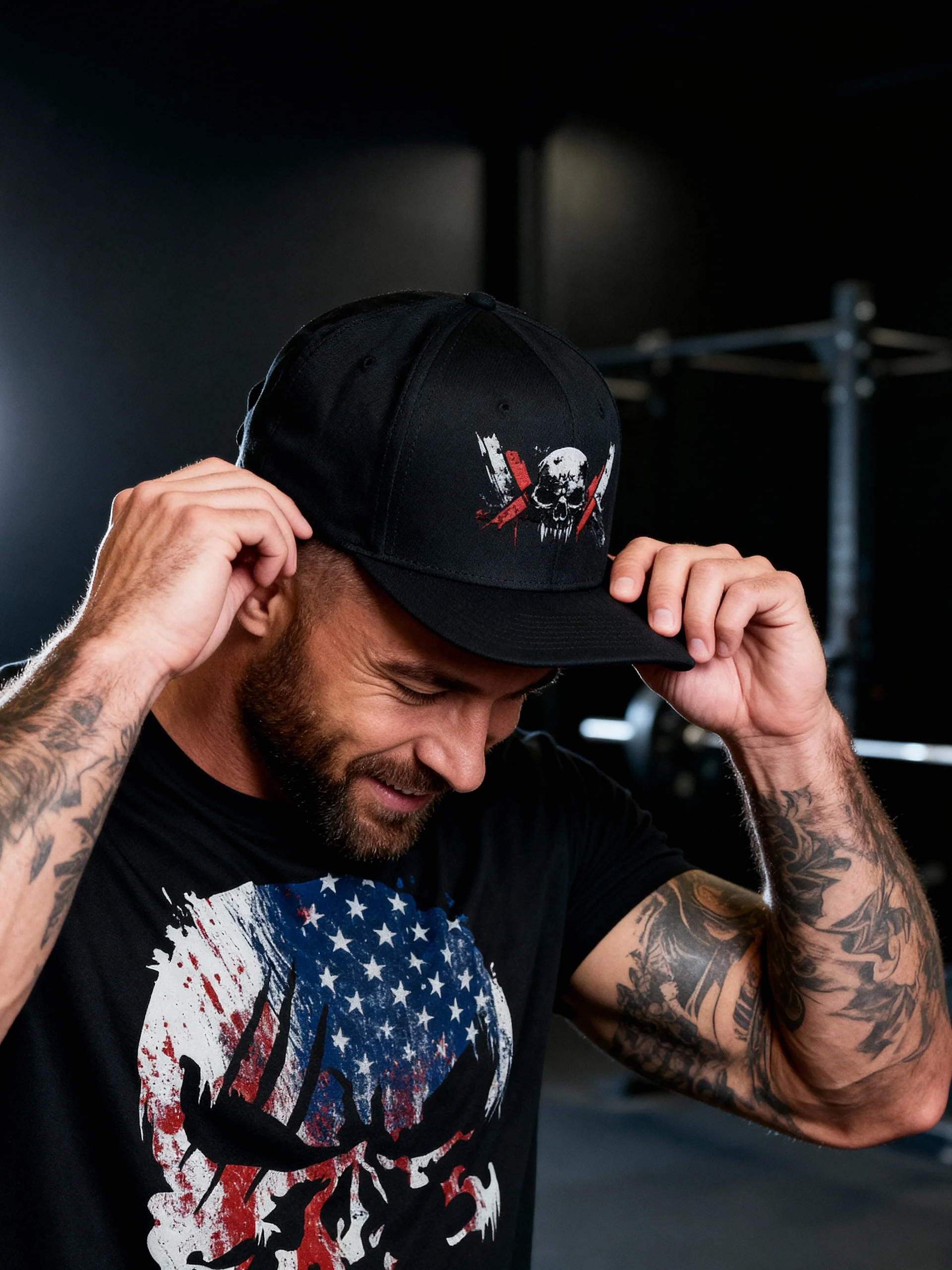 USA Flag Skull T-Shirt product image (3)