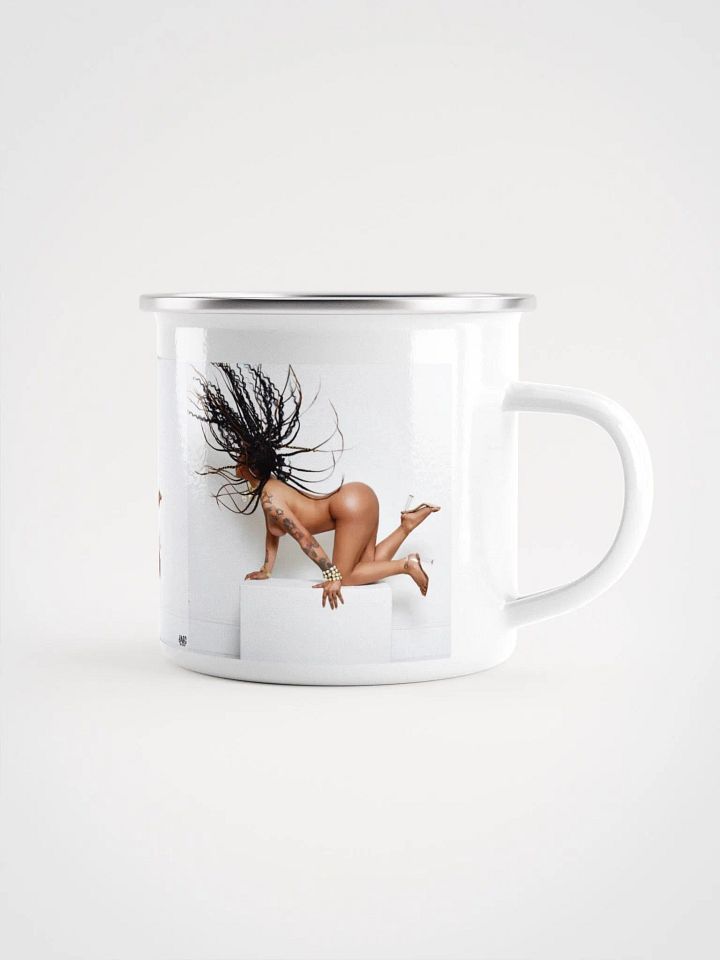 Naked in Pearl Enamel Mug product image (1)