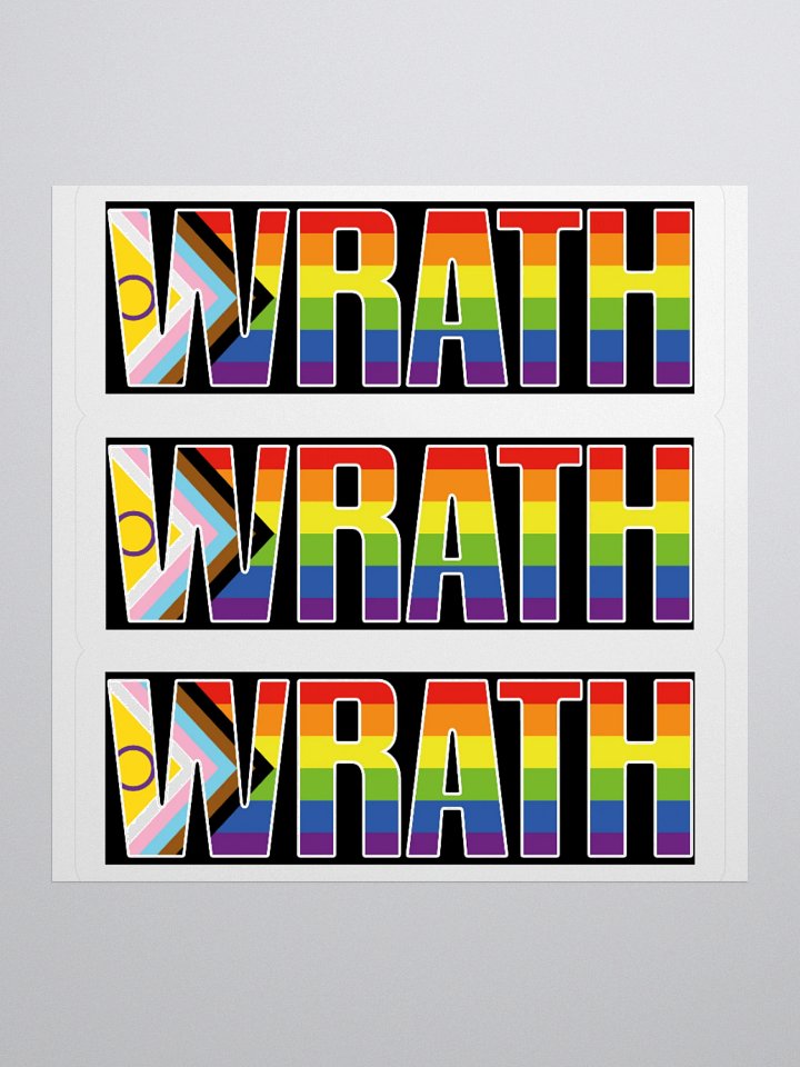 WRATH 2023 bubble free stickers product image (2)