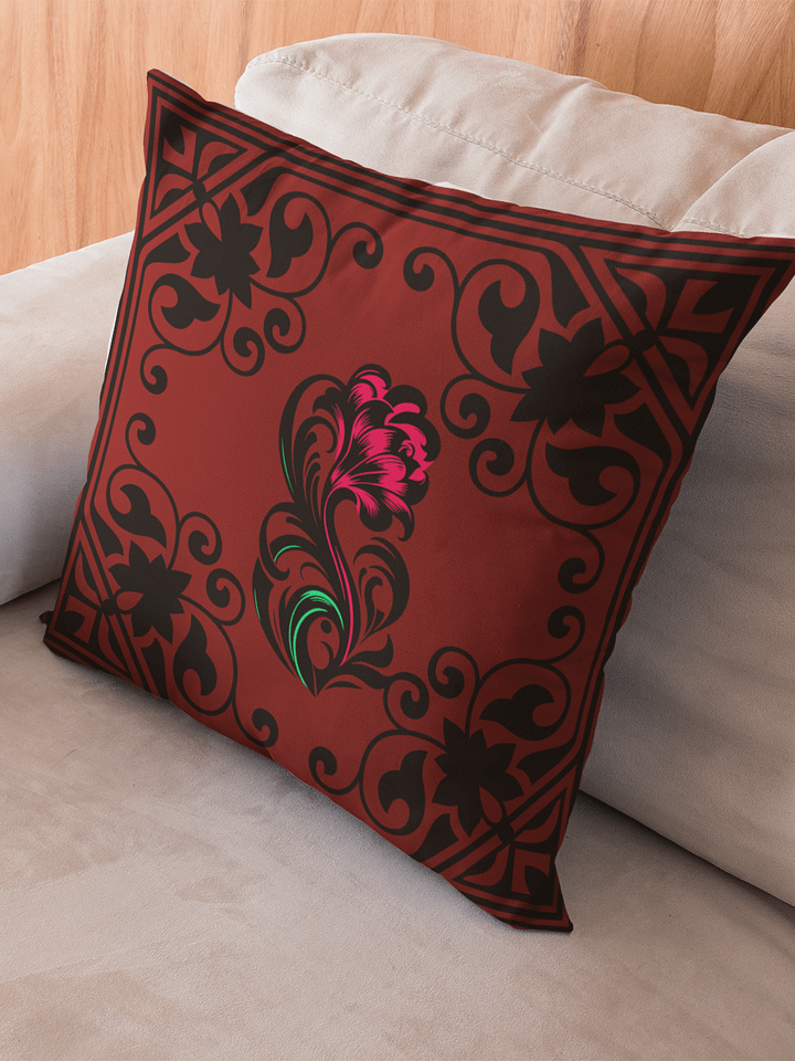 Crimson Paisley Pillow product image (1)