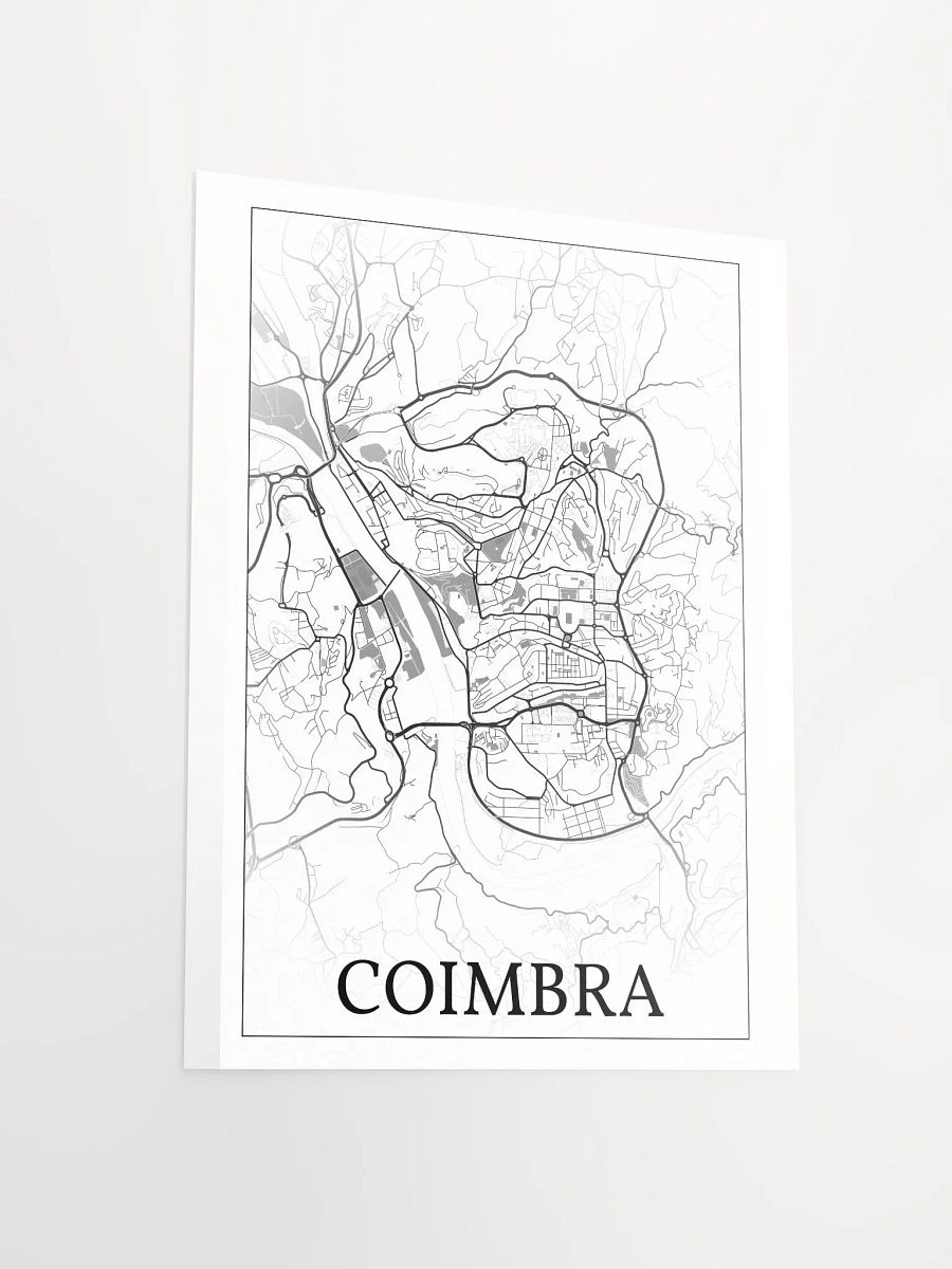 Coimbra, Portugal, city map print product image (14)