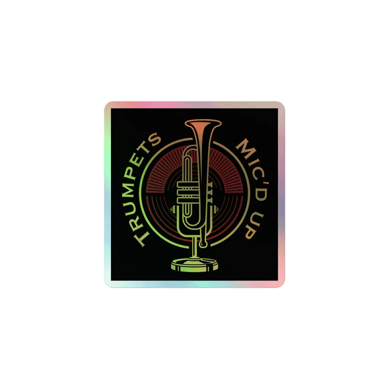 TMU Logo Holographic sticker
