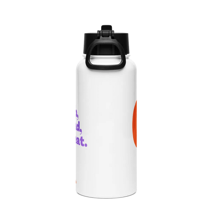Water Bottle "Sip, Read, Repeat" Purple product image (2)